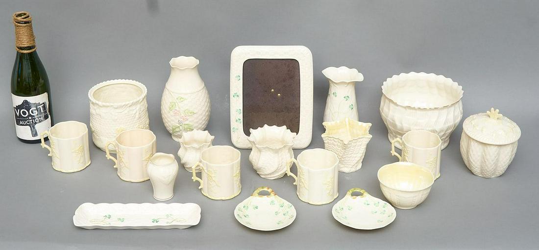 Collection of 19 Irish Belleek Porcelain (1 of 7)