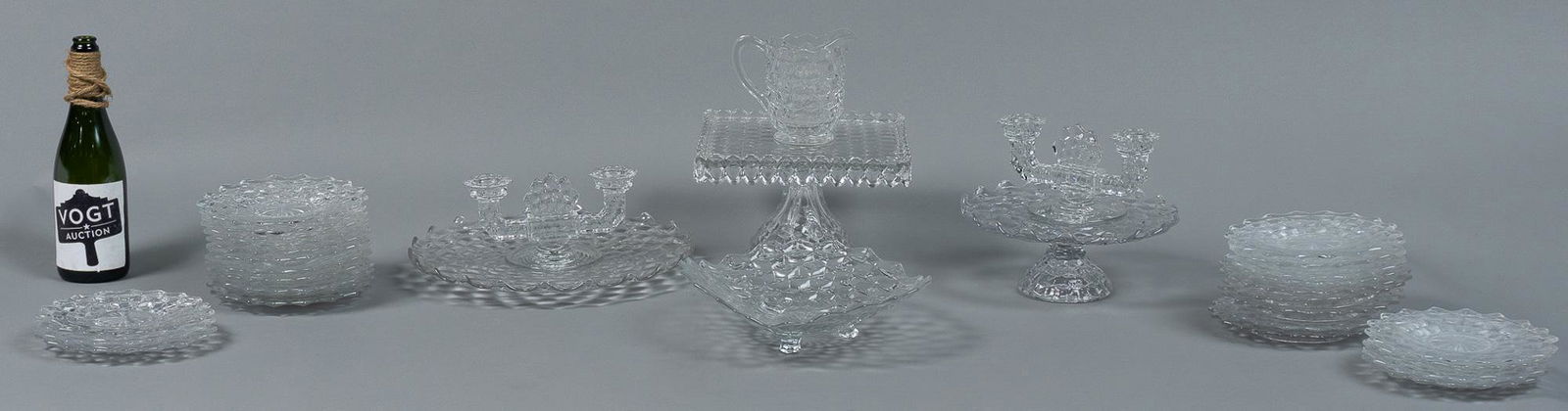 Collection of 34 Vintage Fostoria Glass (1 of 4)