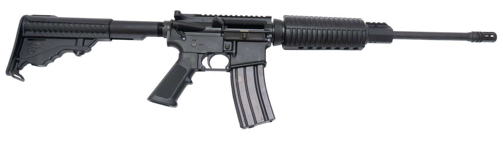 DPMS A-15 Panther Oracle 5.56x45mm Semi-Auto Rifle: Serial: FH104808 Manufacturer: DPMS Panther Arms Model: A-15 Panther Oracle Caliber: 5.56x45mm Barrel length: 16" (17" w/ A2 flash hider) Condition: Very Good; like-new stock; barrel & receiver have f