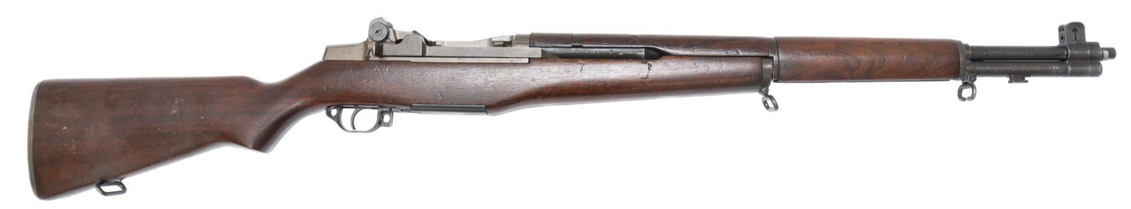 H&R M-1 Garand .30-06 SPRG Semi-Auto Rifle: Serial: 5713996 Manufacturer: Harrington & Richardson Arms Co. (c. Sept., 1964 SA barrel; c.1956 H&R receiver) Model: M-1 Garand Caliber: .30-06SPRG Barrel length: 24" Condition: Fair; wood stock is c