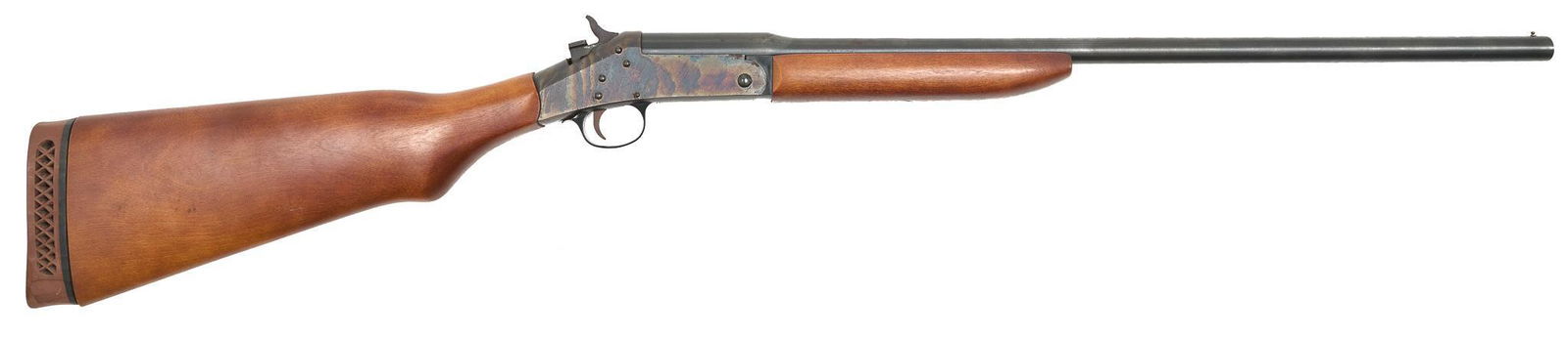 H&R Topper Model 20-Gauge 3" Break-Action Shotgun: Serial: BA527083 Manufacturer: Harrington & Richardson Model: Topper Caliber: 20 Ga. (3") Barrel length: 25.5" (modified choke) Condition: Good; wood stock has light handling marks; barrel finish is g