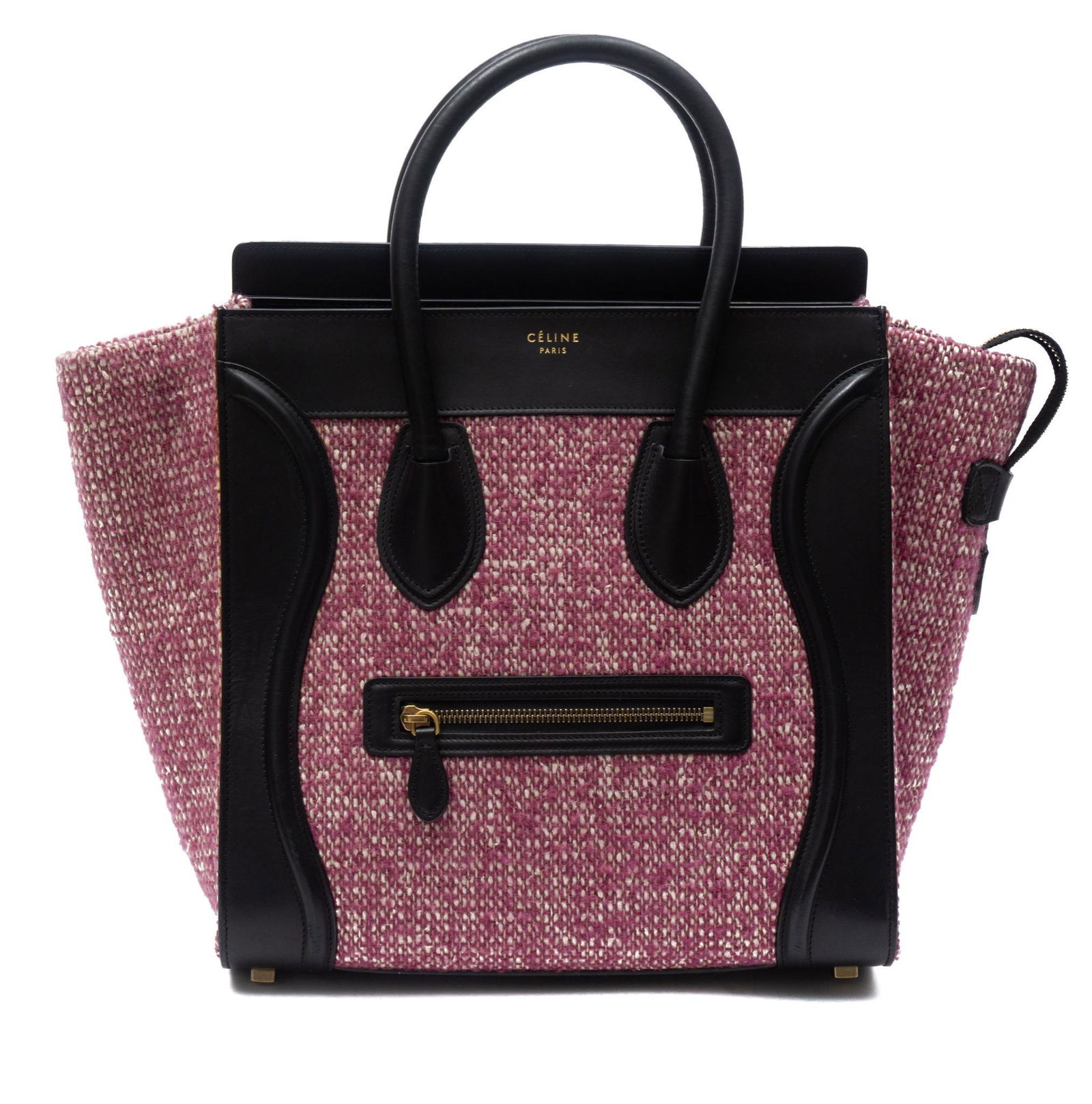 Celine Mini Luggage Tweed Handbag (1 of 6)