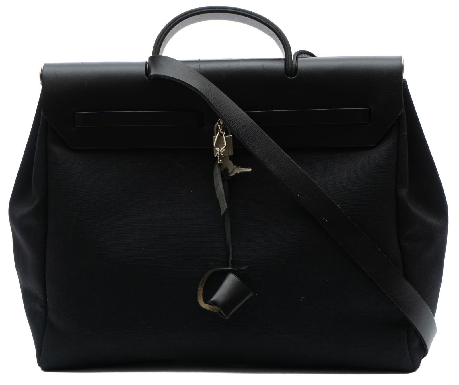Hermes Herbag GM Black Shoulder Bag (1 of 9)