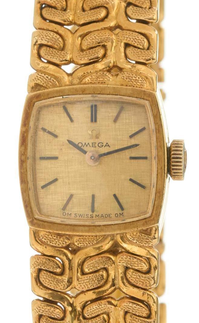 Vintage Omega Ladies 18k Gold Dress Watch (1 of 5)