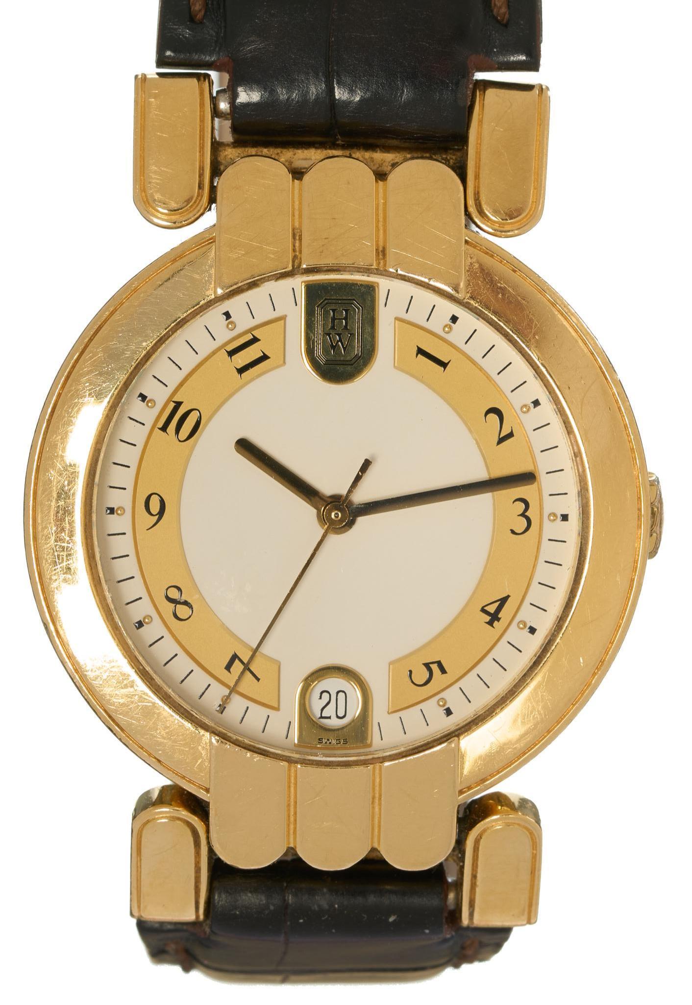 Harry Winston Premiere 18k Gold Mens Dress Watch (1 of 7)