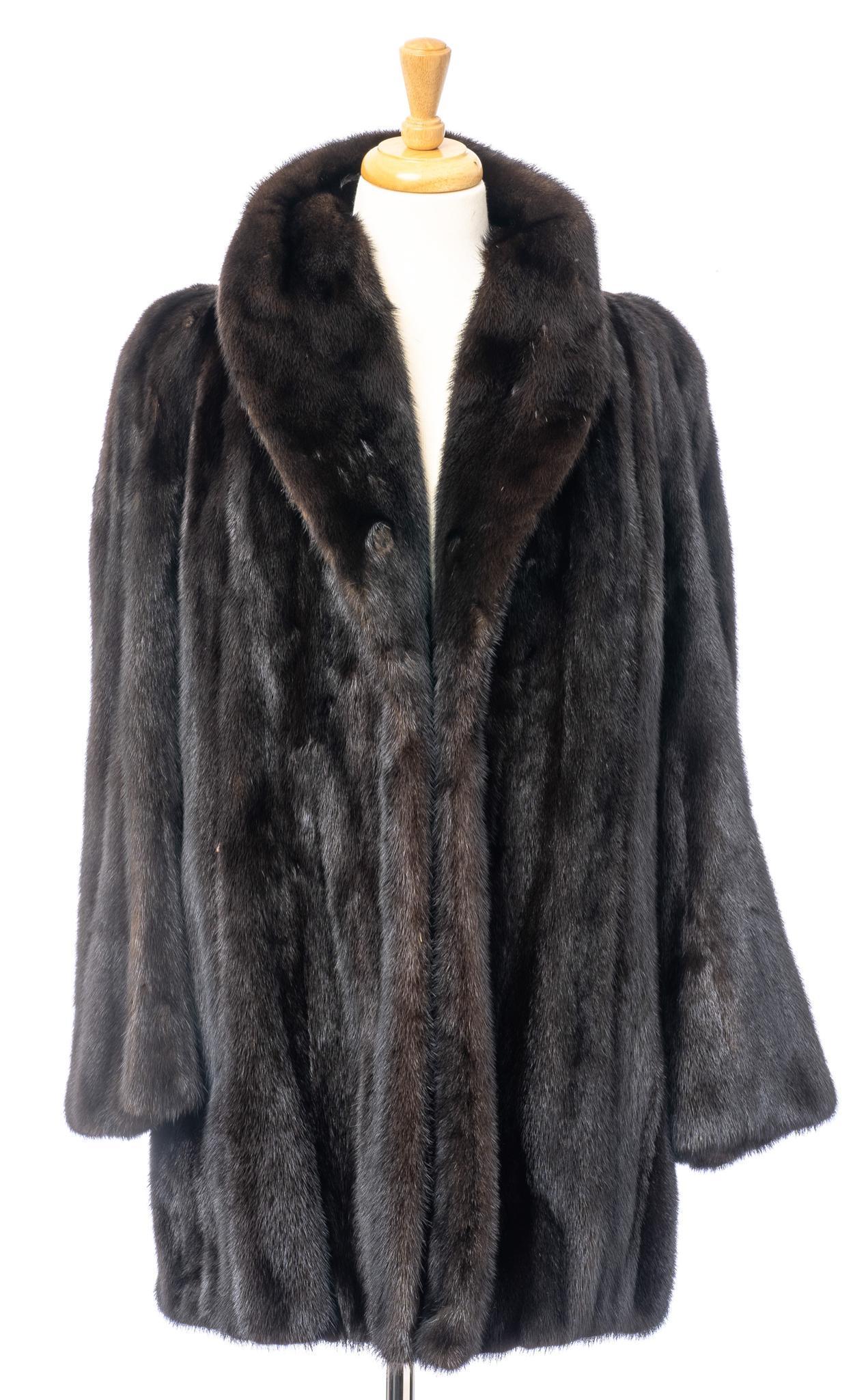 Koslow's Mink Fur Partial Swing Coat (1 of 8)
