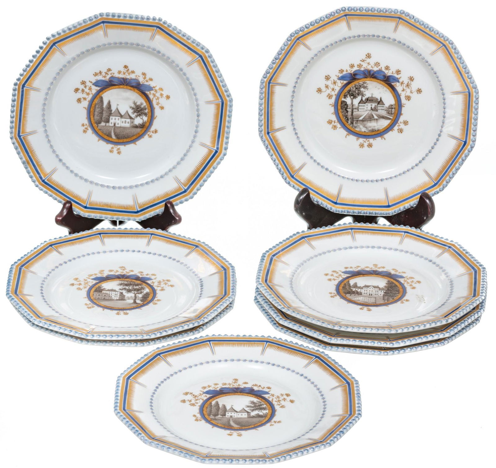 Set of 8 Nymphenburg Plates (1 of 11)