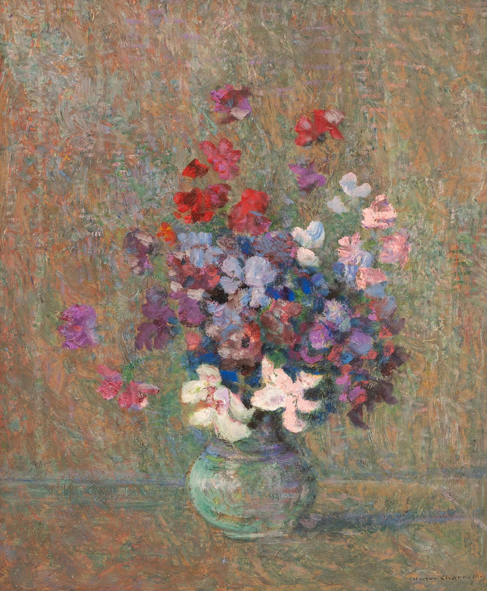 Victor Charreton (1864-1936), Vase of Flowers (1 of 5)