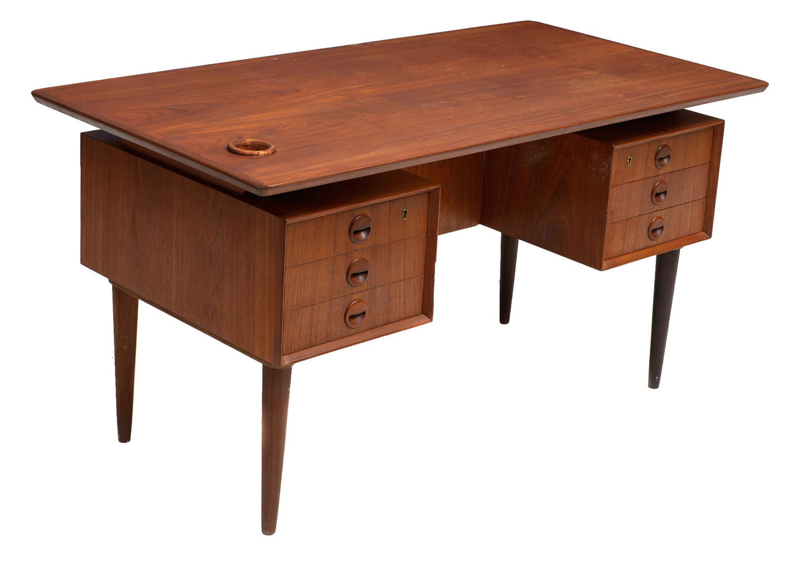 Danish Mid-Century Executive Desk (1 of 6)