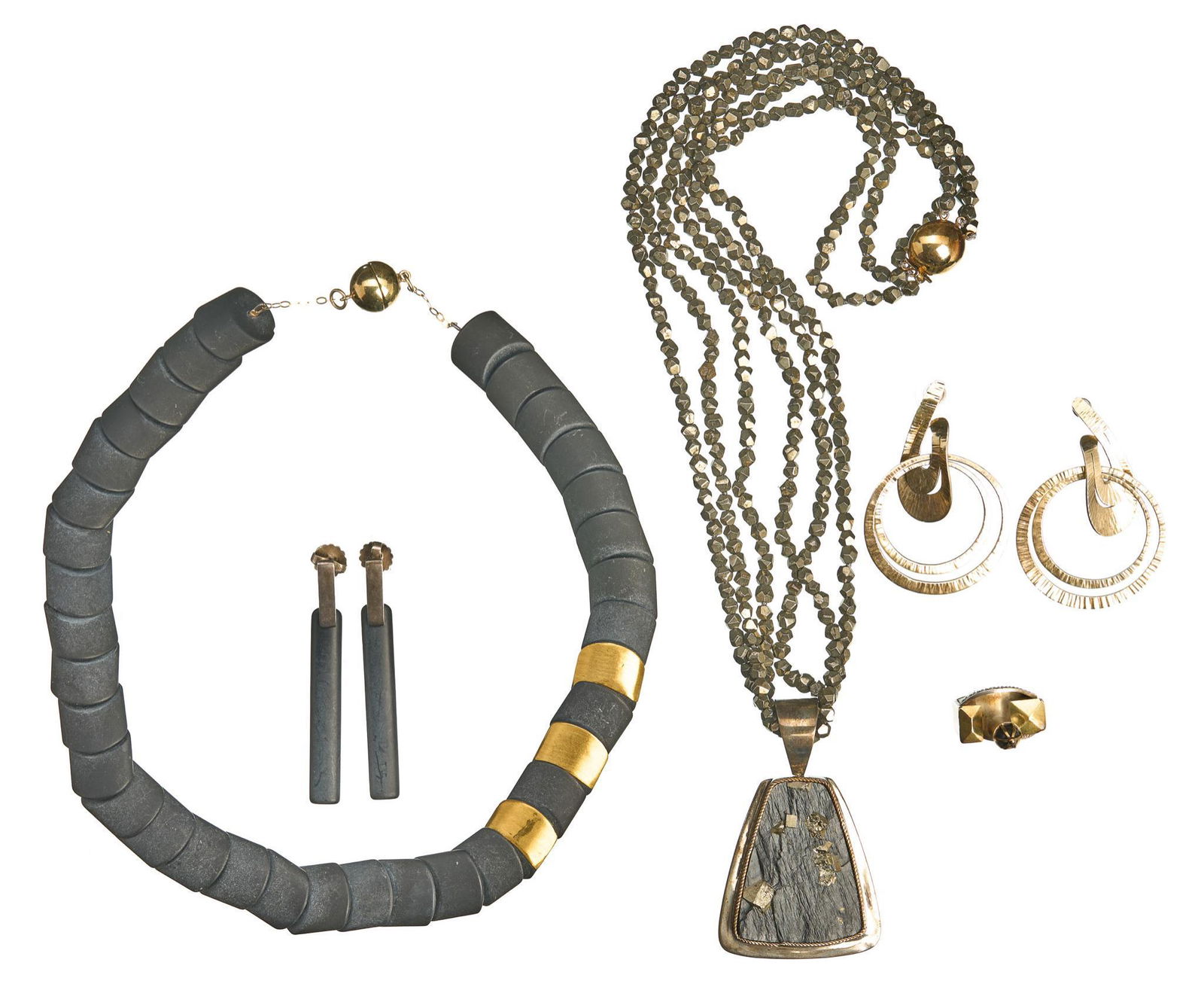 Collection Vintage Modernist Sterling Silver Jewelry (1 of 3)