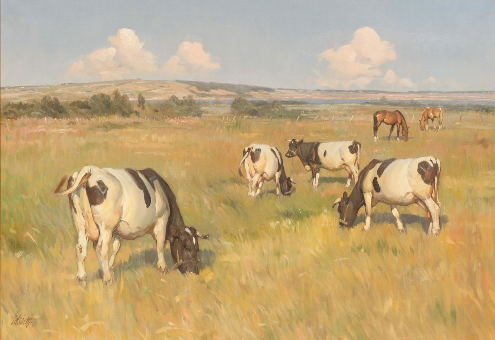 Soren Edsberg Andersen (b. 1945), Cows (1 of 4)