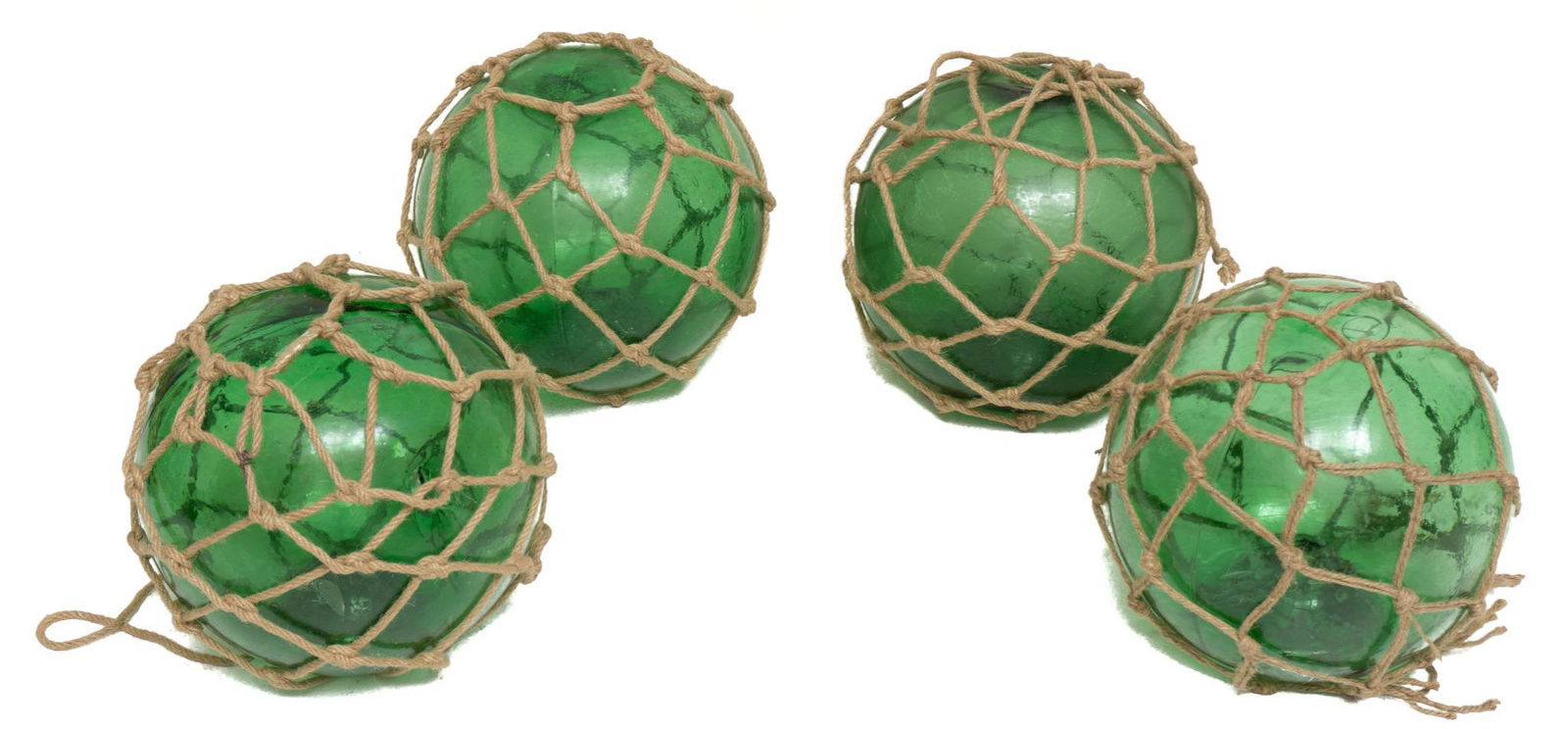 Collection of 4 Vintage Nautical Glass Floaters (1 of 2)