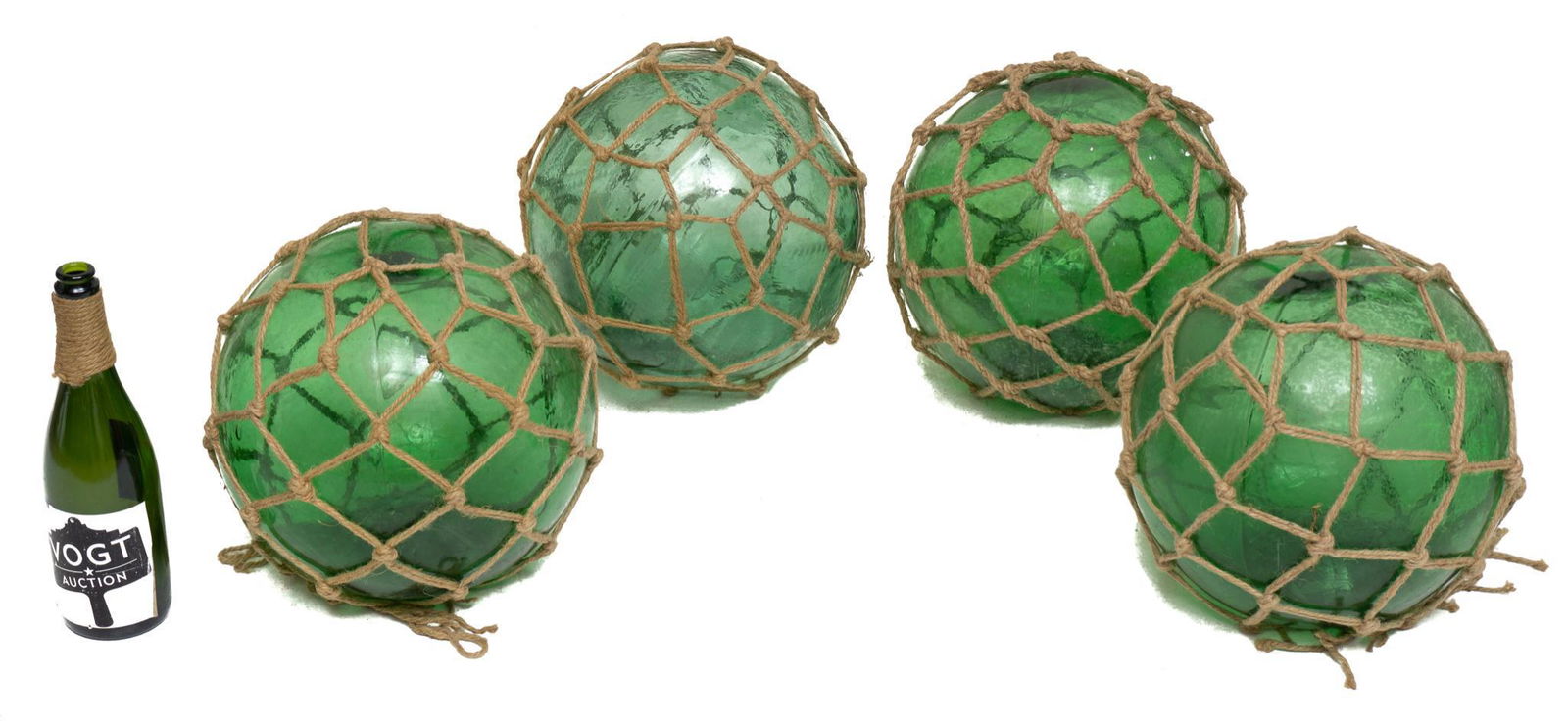Collection of 4 Vintage Nautical Glass Floaters (1 of 3)