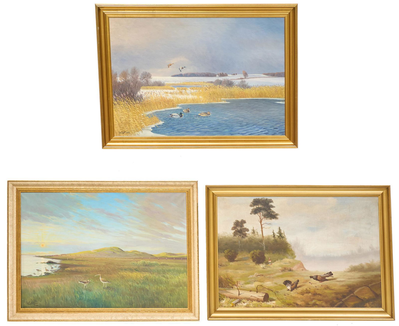 Collection of 3 Landscapes, To Include UCM, Curtis (1 of 10)