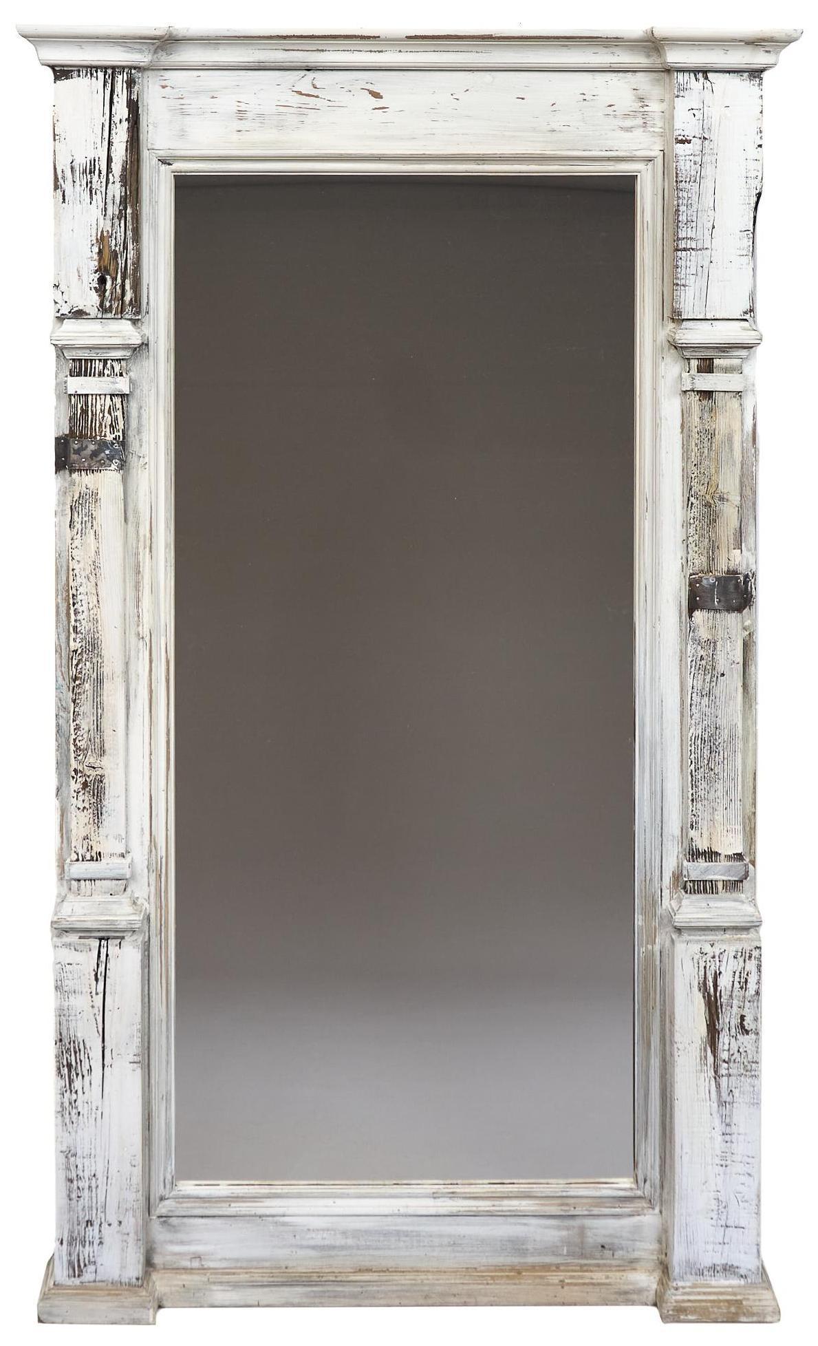 Rustic Full Length Mirror: Rustic wooden framed full length mirror 76"h x 41.5"w We happily provide seamless shipping services on everything we sell. Please email us at shipping@vogtauction.com or call 210-971-5750 for more i