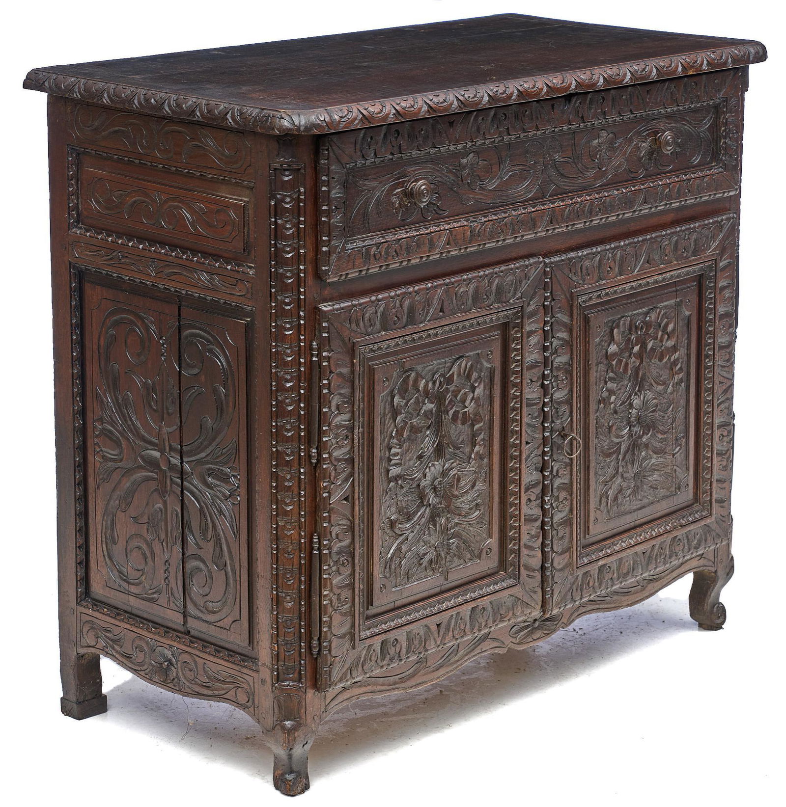 Early 19th c. Spanish Renaissance Style Buffet (1 of 5)