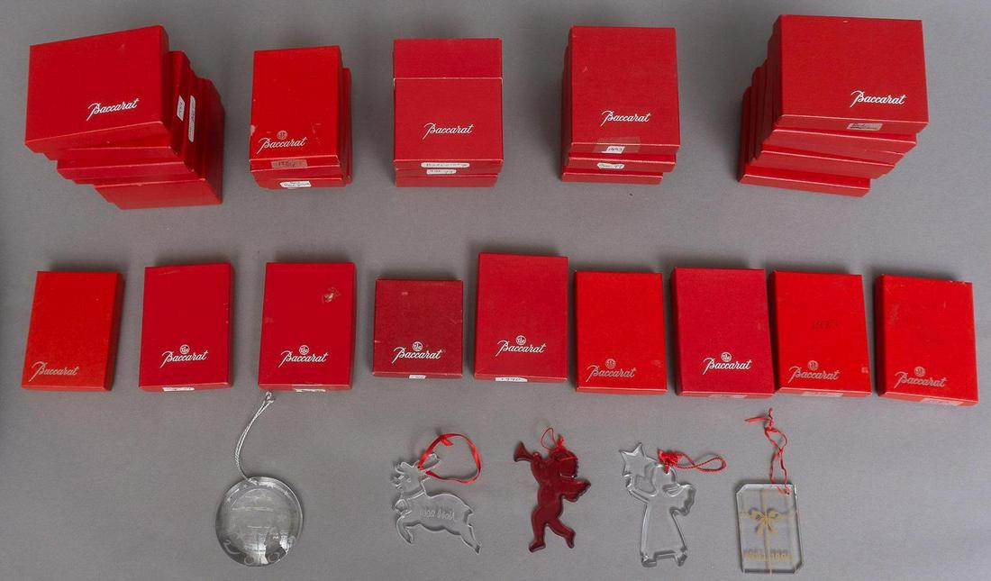 Baccarat France Crystal Christmas Ornaments (1 of 8)