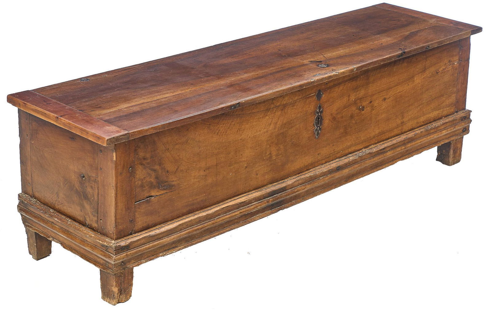 French Provincial coffer, walnut (1 of 4)