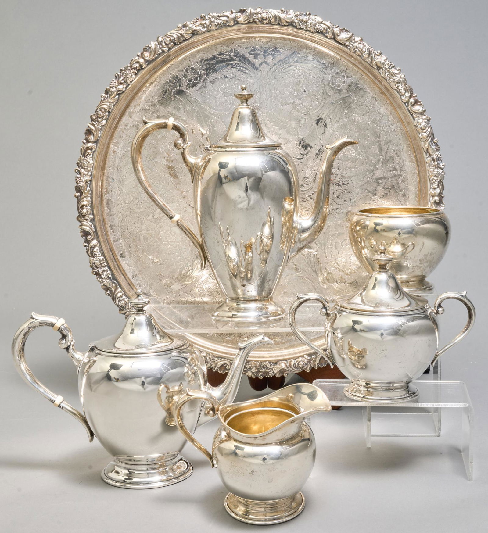 Gorham Sterling Silver Coffee Service Set (1 of 5)