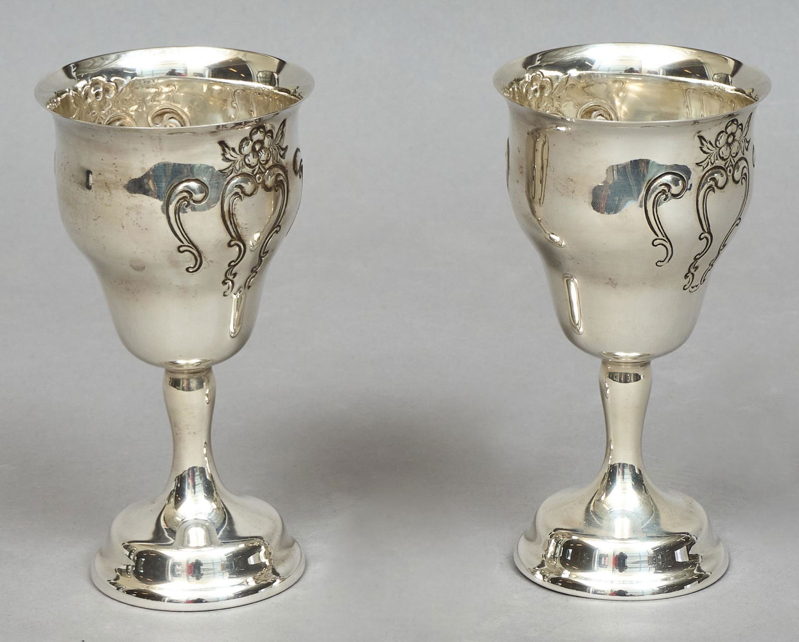 Gorham Chantilly Sterling Silver Goblets (1 of 4)