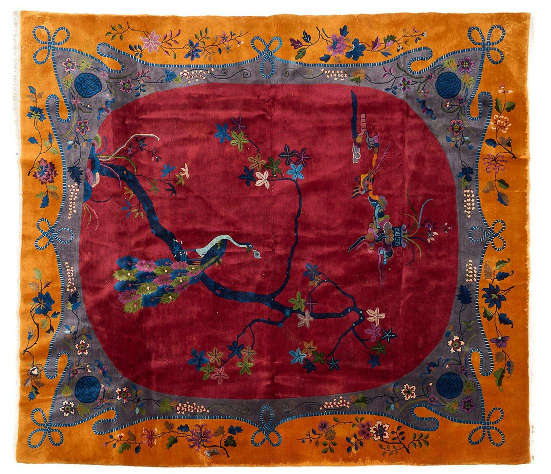 Chinese Style Rug, 11'7" x 9'11" (1 of 2)