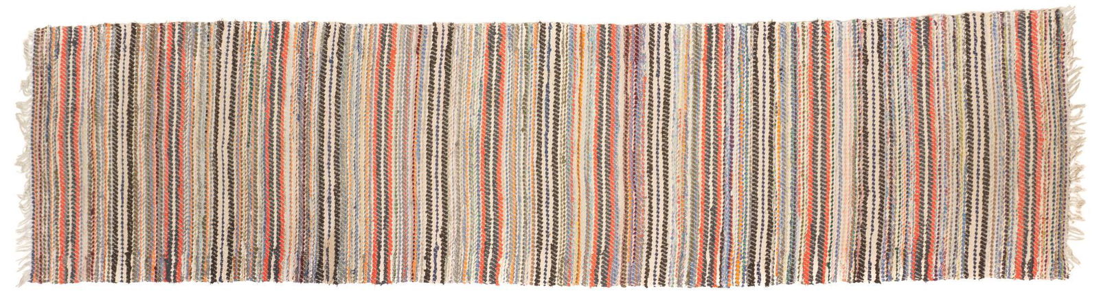 Handwoven Contemporary Rug Runner, 10'3" x 2'6" (1 of 3)