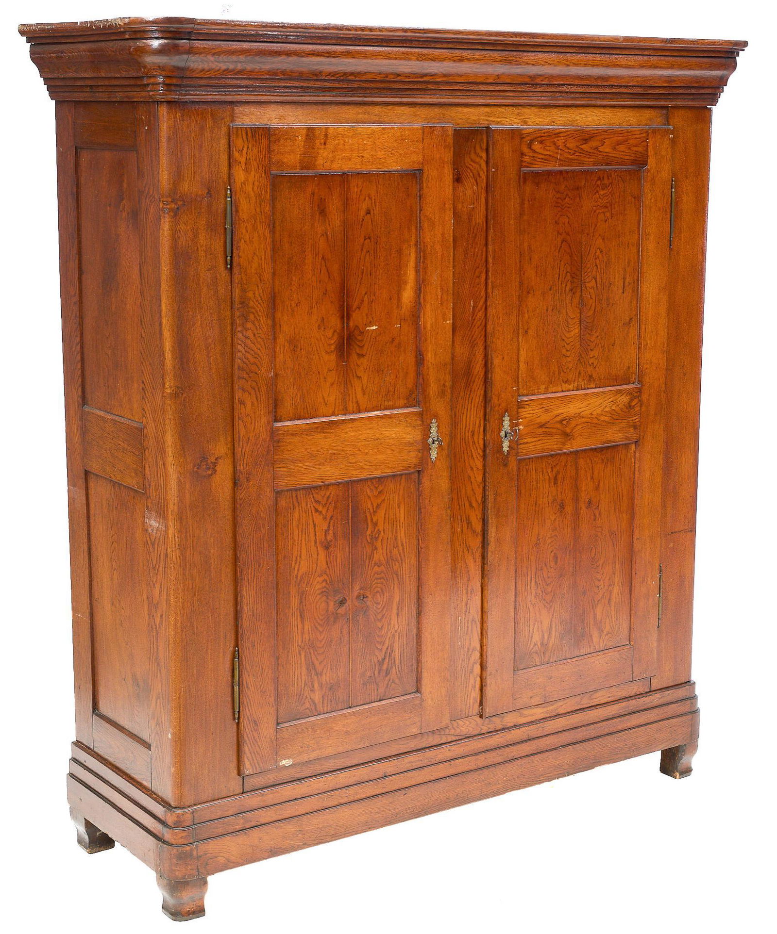 Louis Philippe period armoire, oak, circa 1860 (1 of 4)