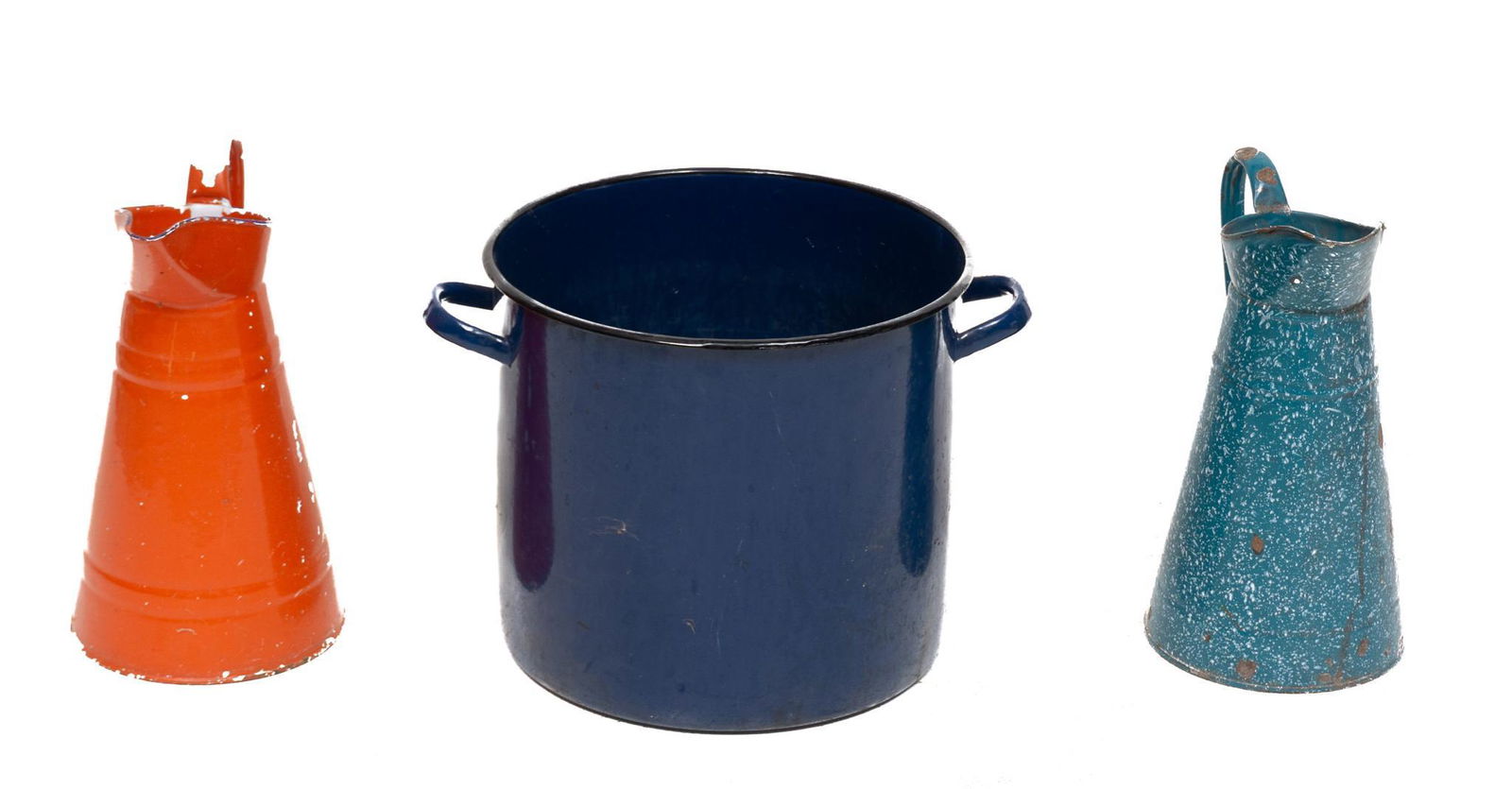 Collection of 3 Vintage Enamelware (1 of 3)