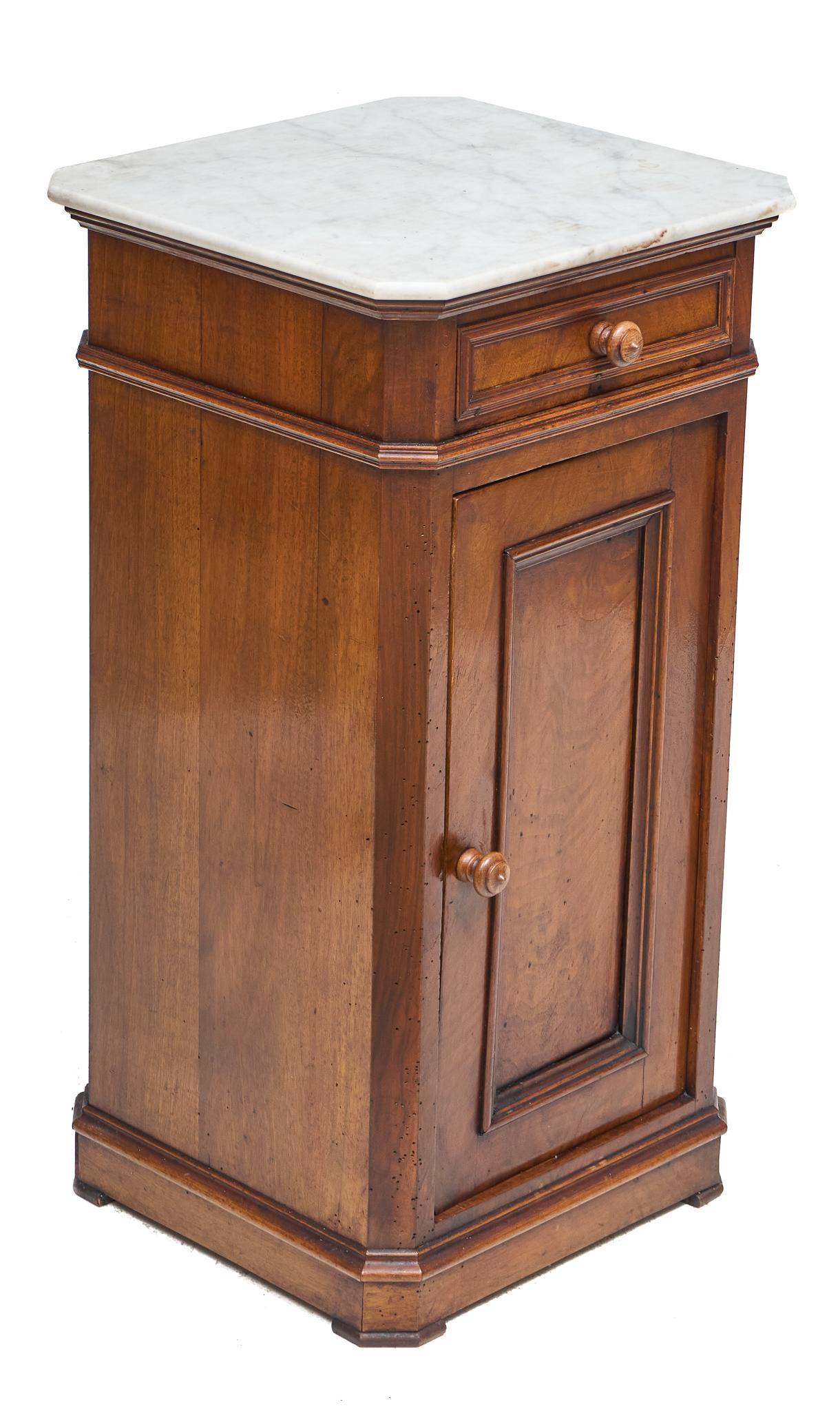 Art Deco Marble Top Night Stand (1 of 4)