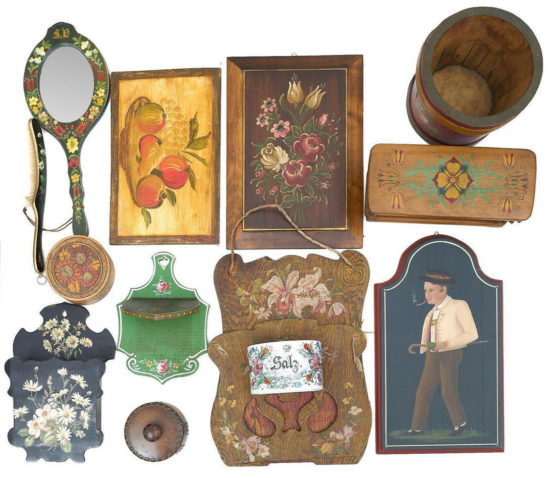 Lot of Antique Alsatian Items (1 of 3)