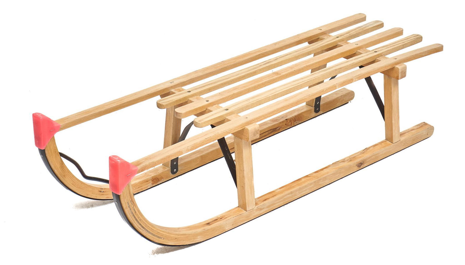 Rustic Wooden Sled: Rustic wooden and metal sled 9.5"h x 39"w x 11"d We happily provide seamless shipping services on everything we sell. Please email us at shipping@vogtauction.com or call 210-971-5750 f