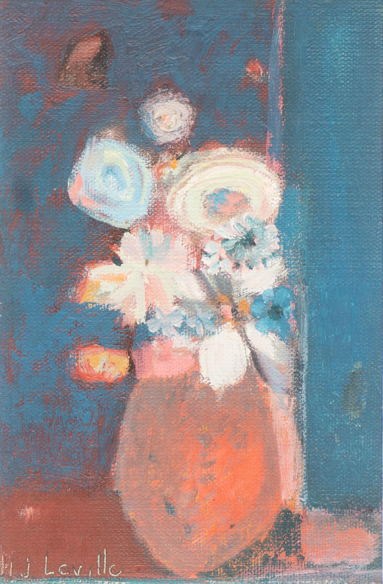 Joy Laville (1923-2018), Floral Portrait (1 of 4)