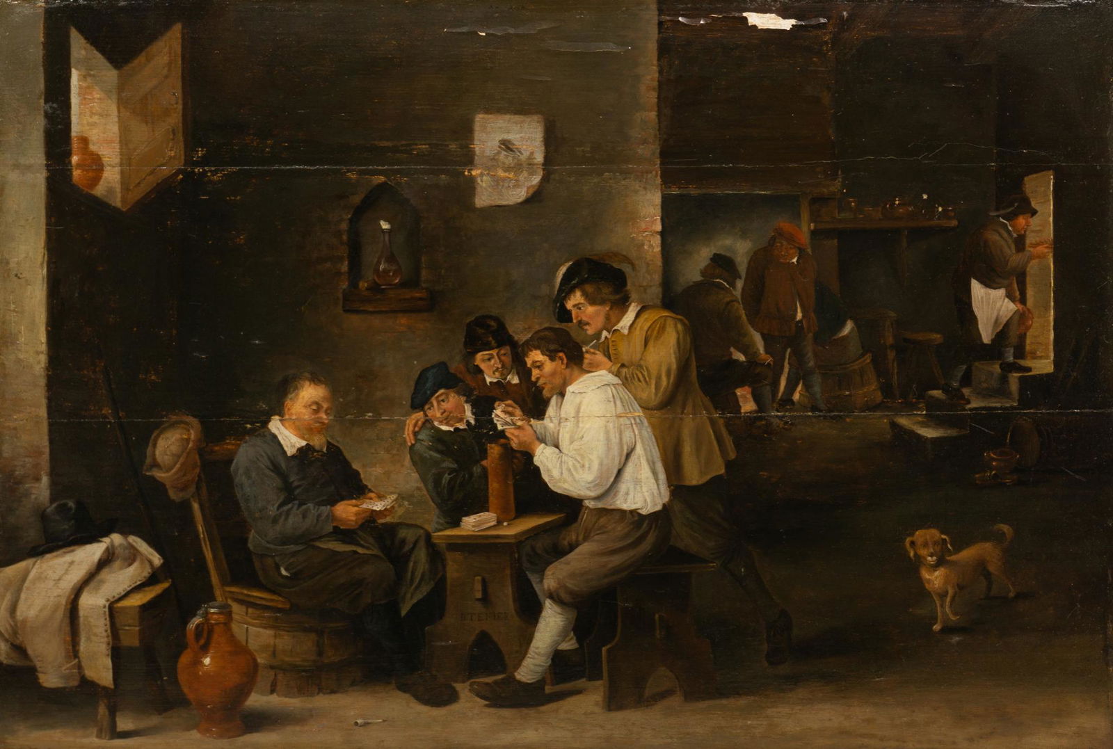 After David Teniers the Younger (1610-1690), Game of (1 of 4)