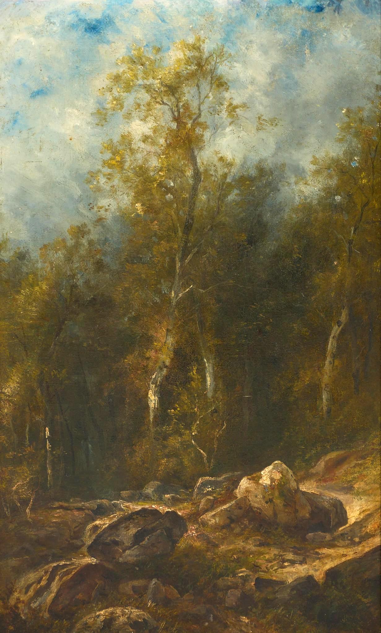 An Afternoon in the Woods, Oil on Canvas (1 of 4)