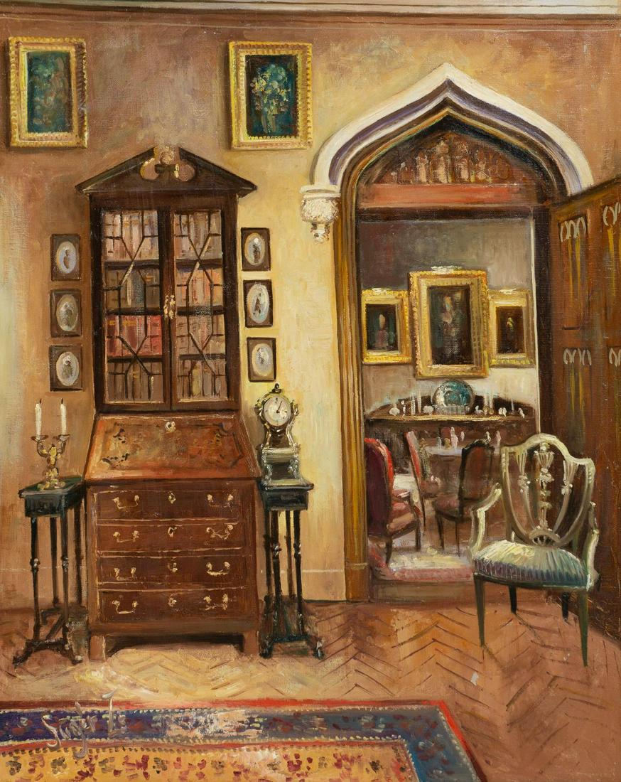 Sitting Room, Oil on Canvas (1 of 4)