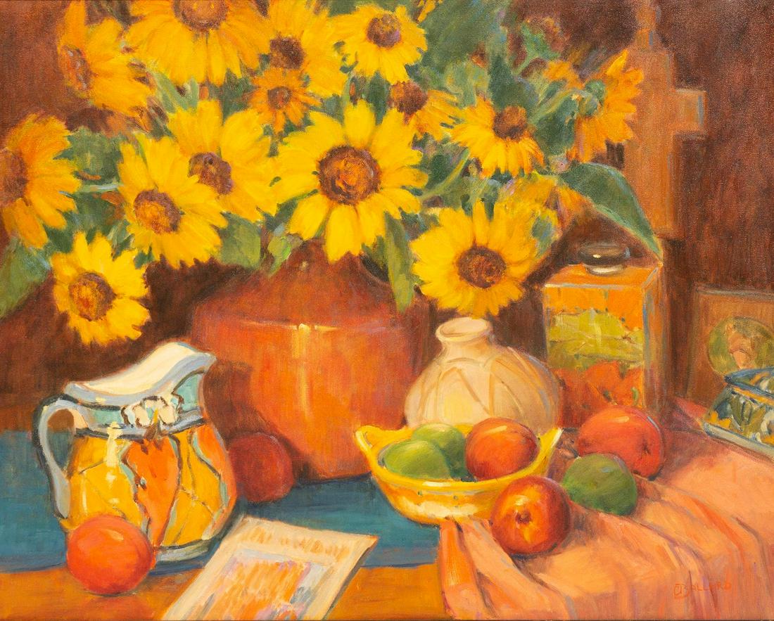 Carrie Ballard (b. 1930, TX), Sunflowers (1 of 4)