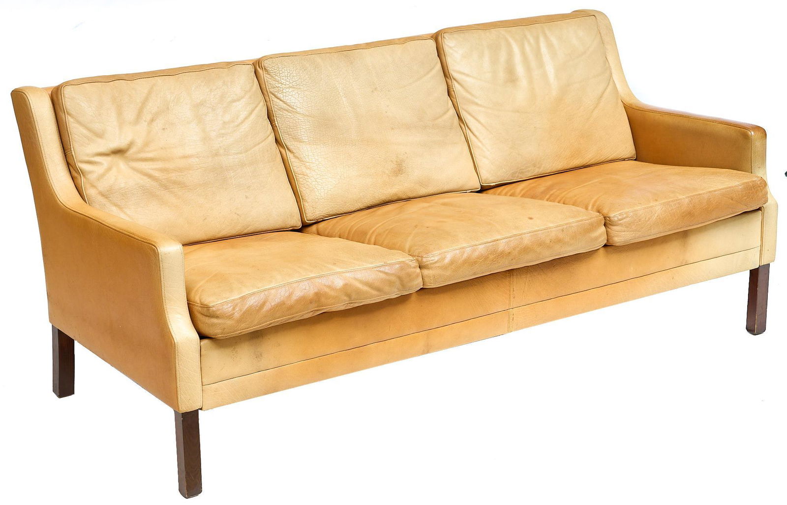 Danish Mid-Century Leather Sofa (1 of 3)
