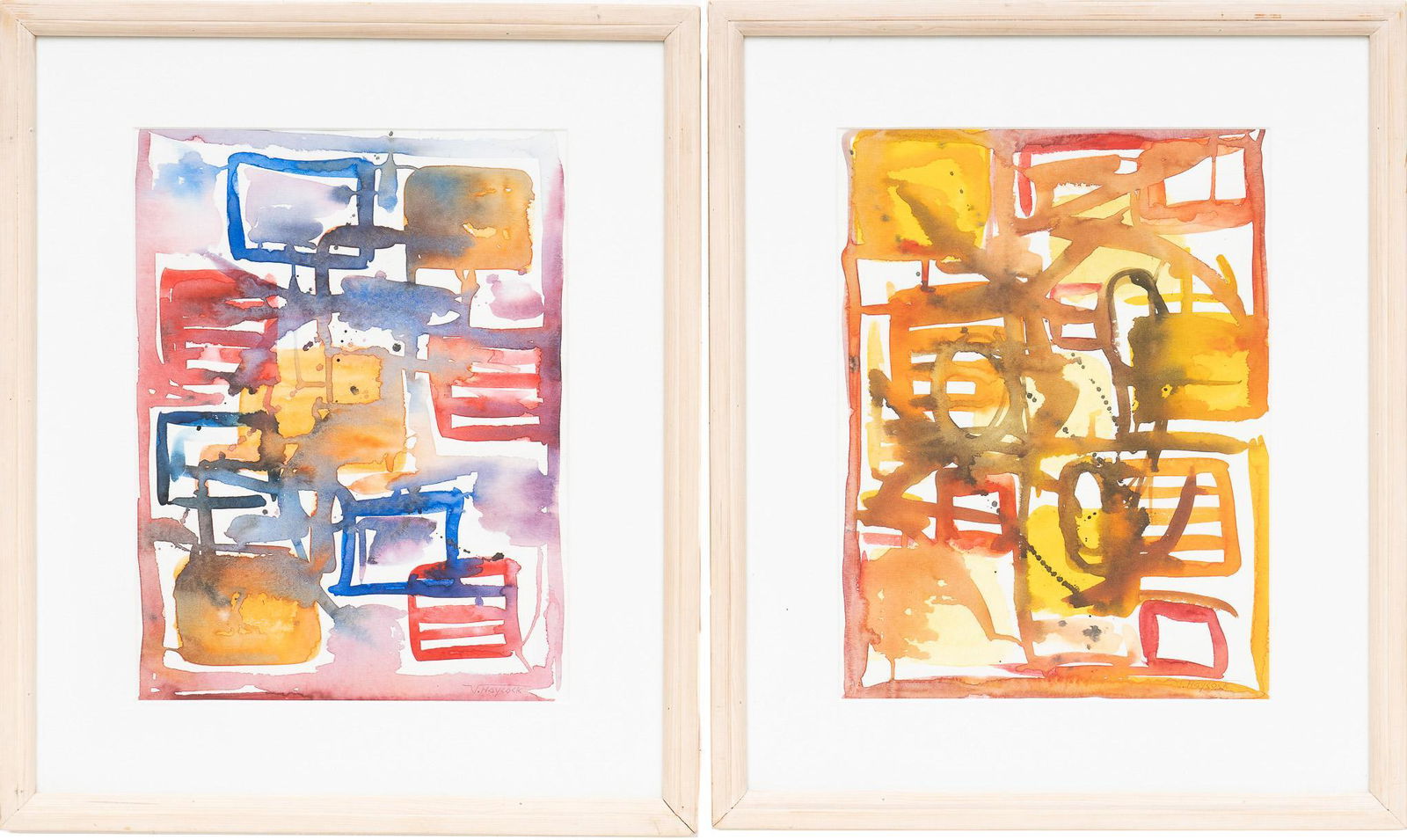 V. Haycock, Pair of Abstracts (1 of 6)