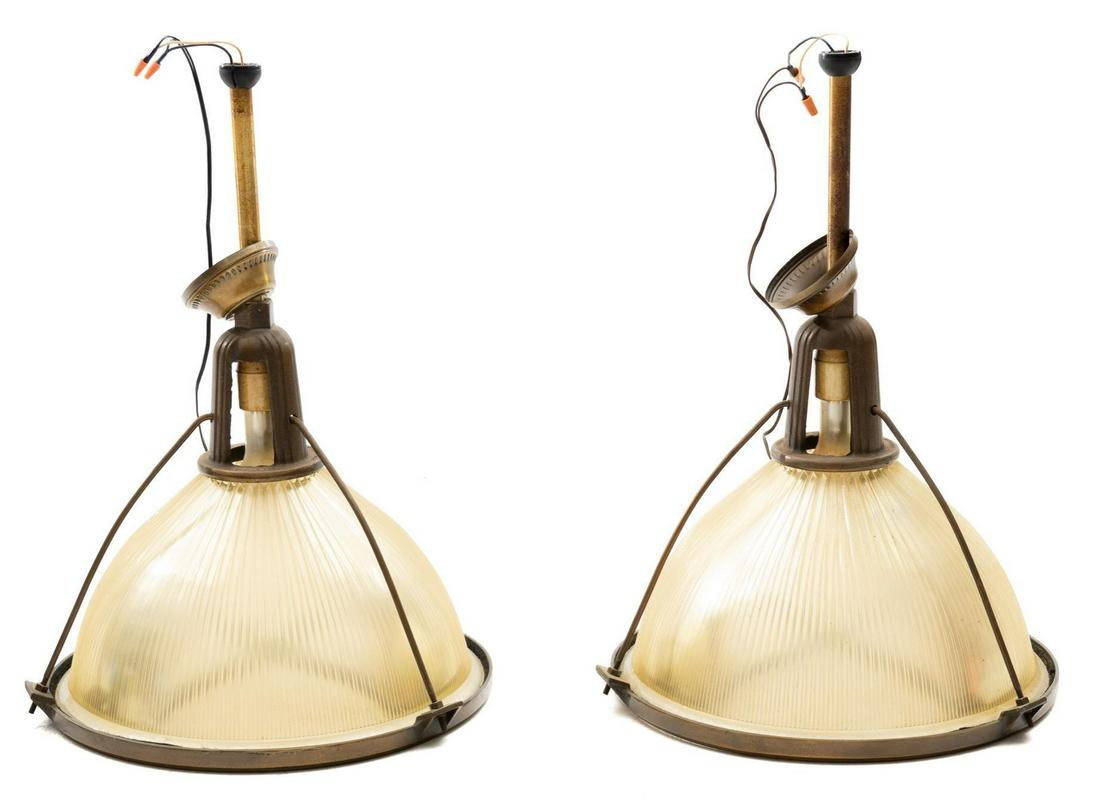 Pair of Mid-Century Pendant Chandeliers (1 of 7)