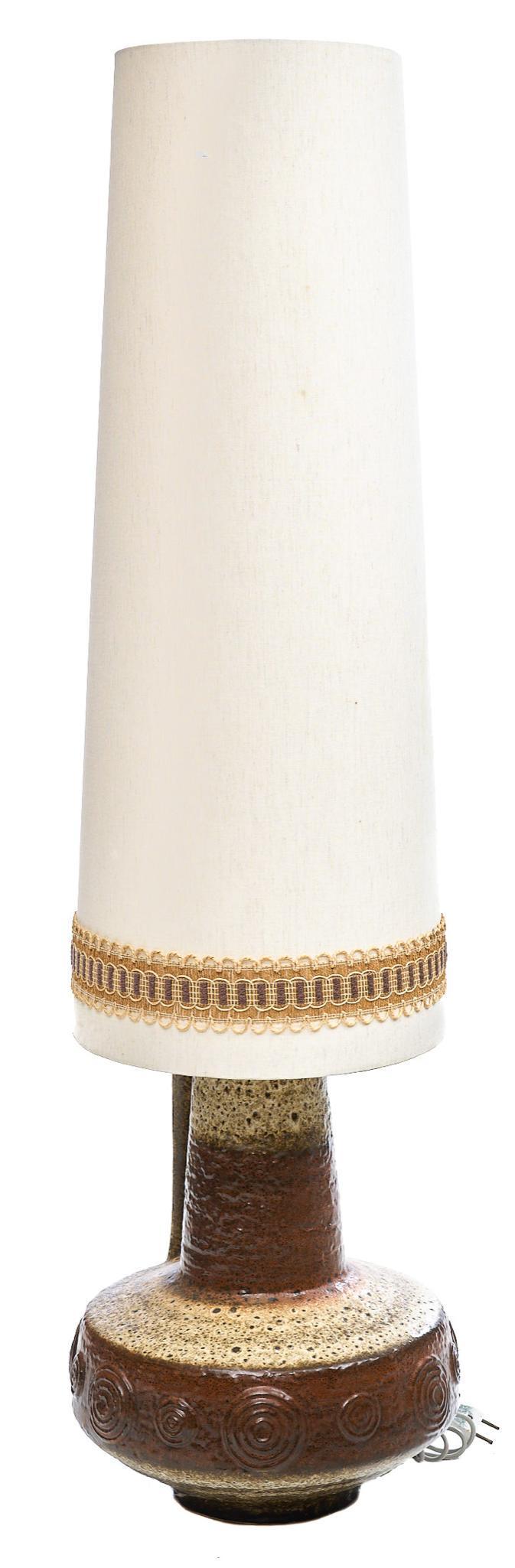 Danish Mid-Century Pottery Table Lamp (1 of 3)