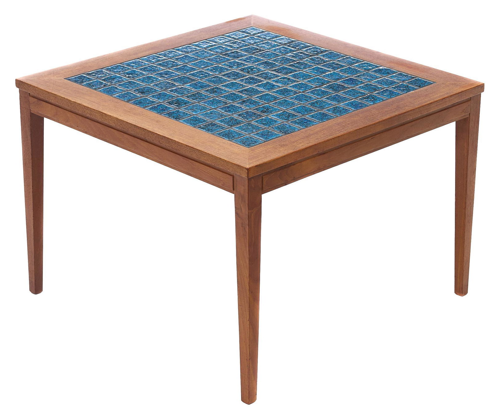 Danish Mid-Century Tile Top Side Table (1 of 4)