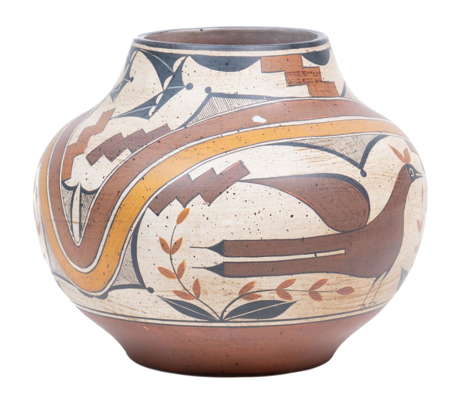 Mid-Century Abstract Pottery Vase (1 of 6)