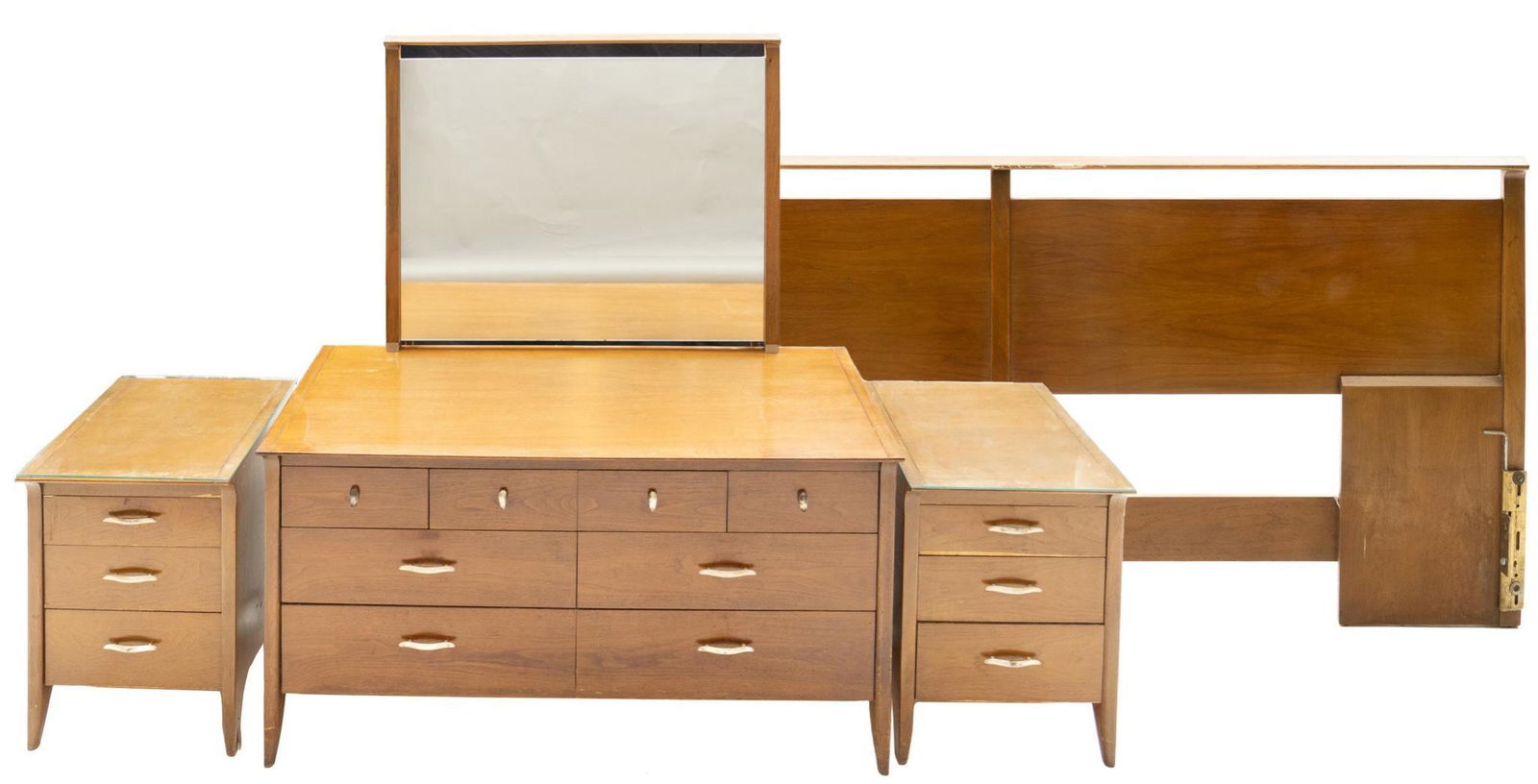 Mid-Century Bedroom Set by Drexel (20th C.) (1 of 11)