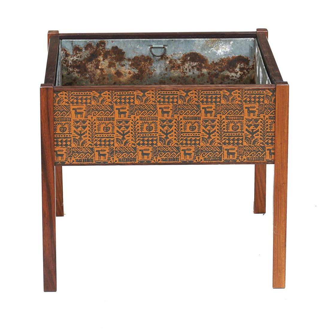 Danish Mid-Century Copper Flower Box (1 of 4)