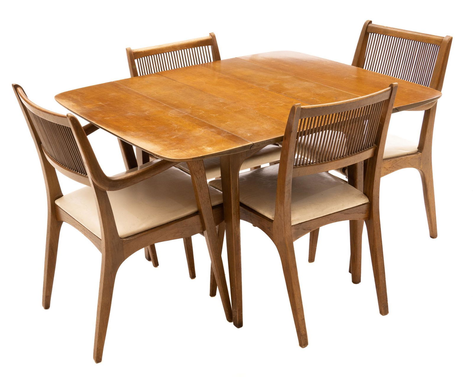 Mid-Century Dining Set, To Include Table and Chairs (5) (1 of 9)