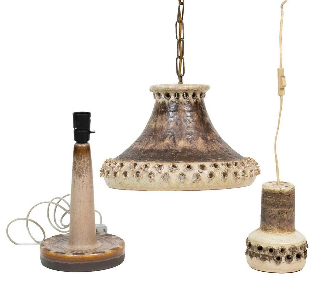 Collection of (3) Danish Mid-Century Light Fixtures (1 of 6)