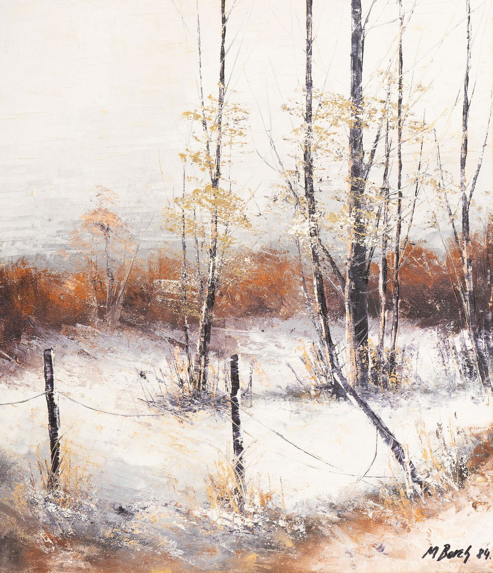 M. Borch, Winter Landscape, 1984 (1 of 4)
