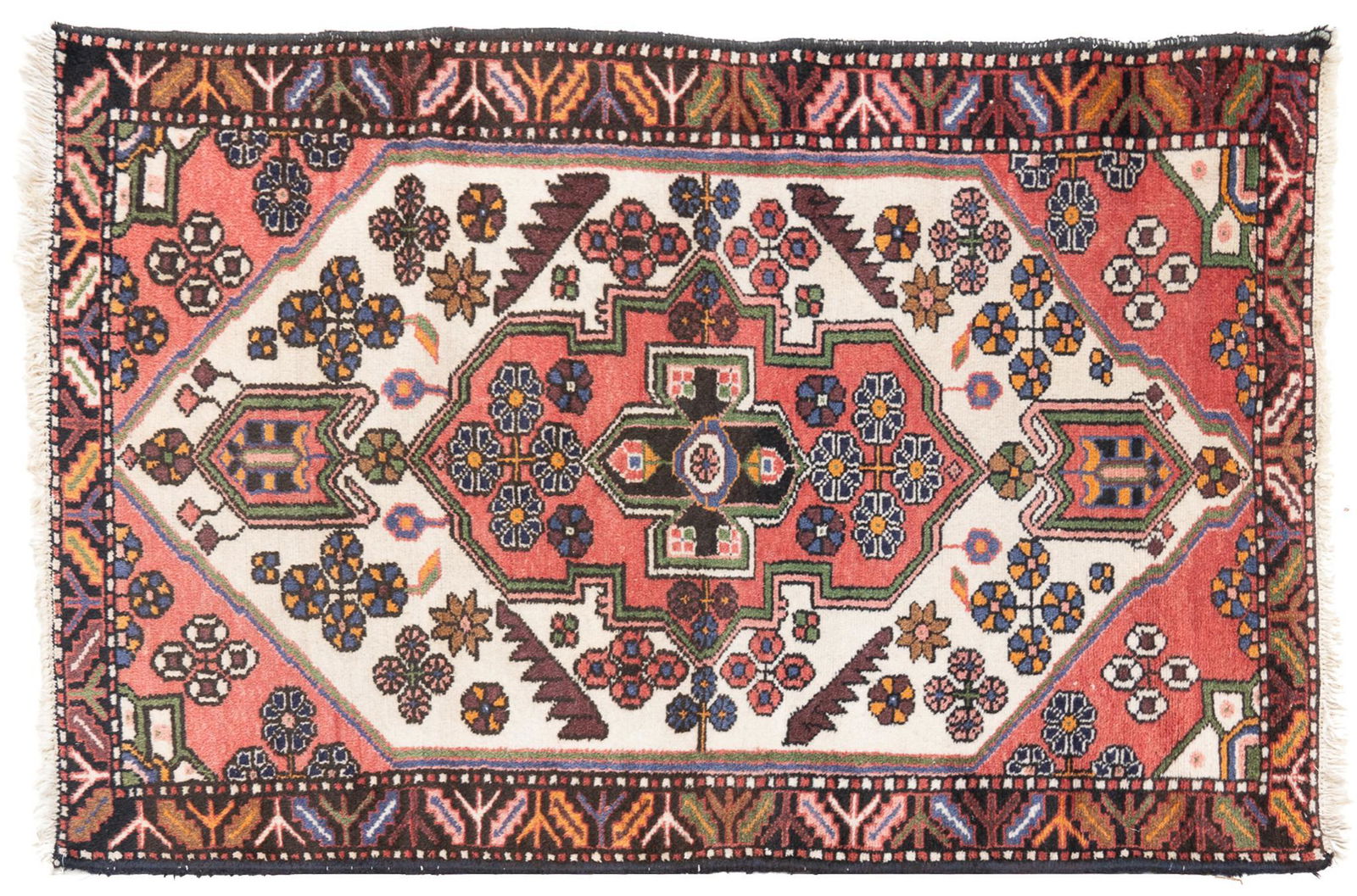 Handwoven Ardebil Style Rug, 4'6" x 2'8.5" (1 of 2)