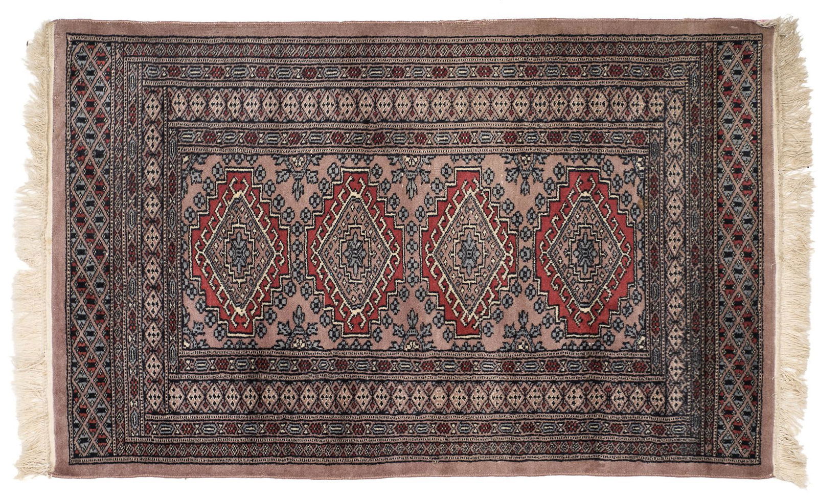Handwoven Caucasian Kuba Style Rug, 4'2" x 2'7" (1 of 2)