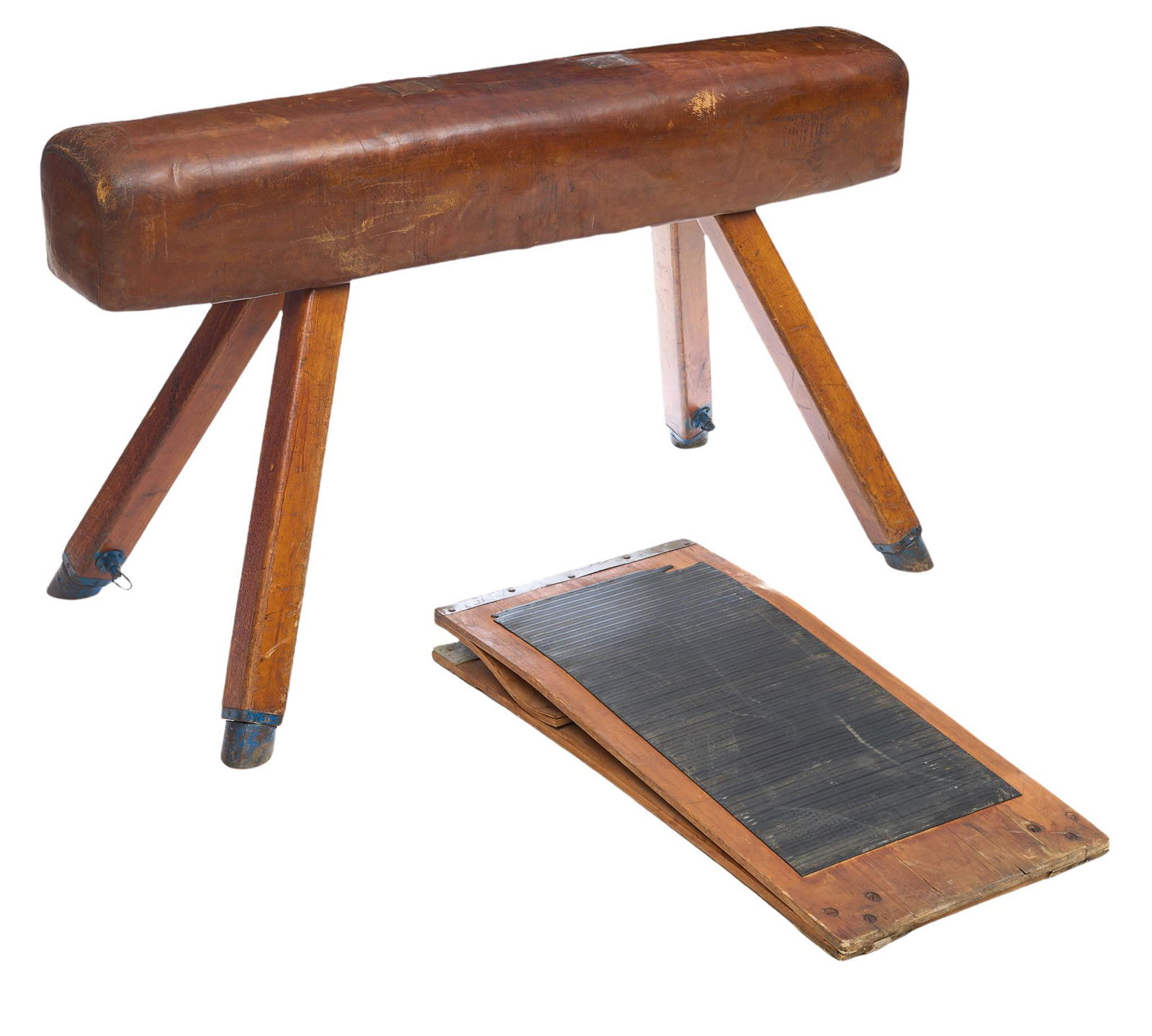 Vintage Pommel Horse and Spring Board (1 of 7)